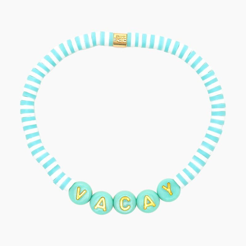 Pura Vida Vacay Vinyl Disc Stretch Bracelet