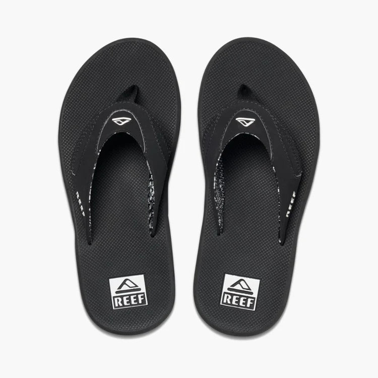 Reef Reef Womens Fanning Sandals - Black Black 5 Womens Sandals Flip Flop 5 to 11