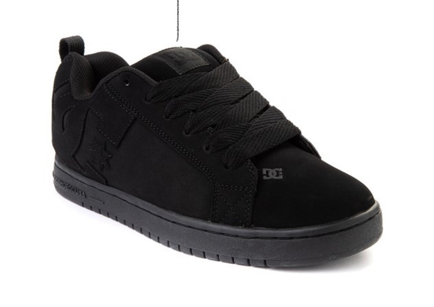Chaussures de skate DC Court Graffik pour homme - Noir/Noir/Noir