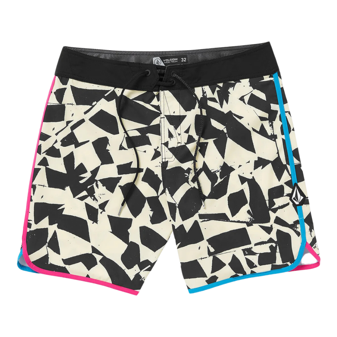 Volcom Men's Lido Print Scallop Mod 19" Shorts
