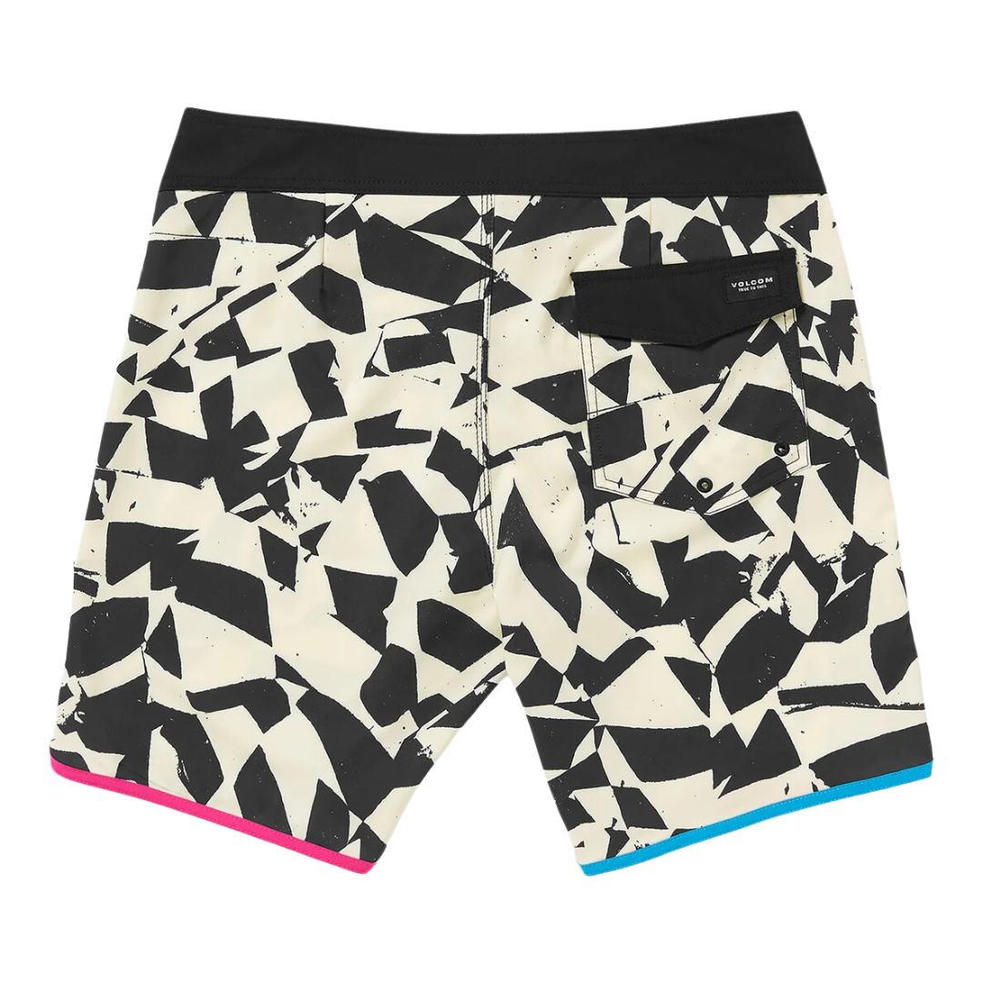 Volcom Men's Lido Print Scallop Mod 19" Shorts