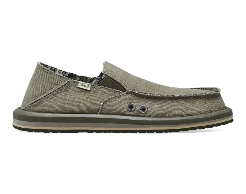 Sanuk Sanuk Men's Donny Hemp - Earth Earth 10 Mens Shoes 6 to 18