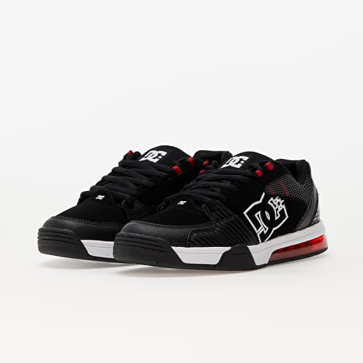 DC Men's Versatile Shoes - Black/White/Athletic Red