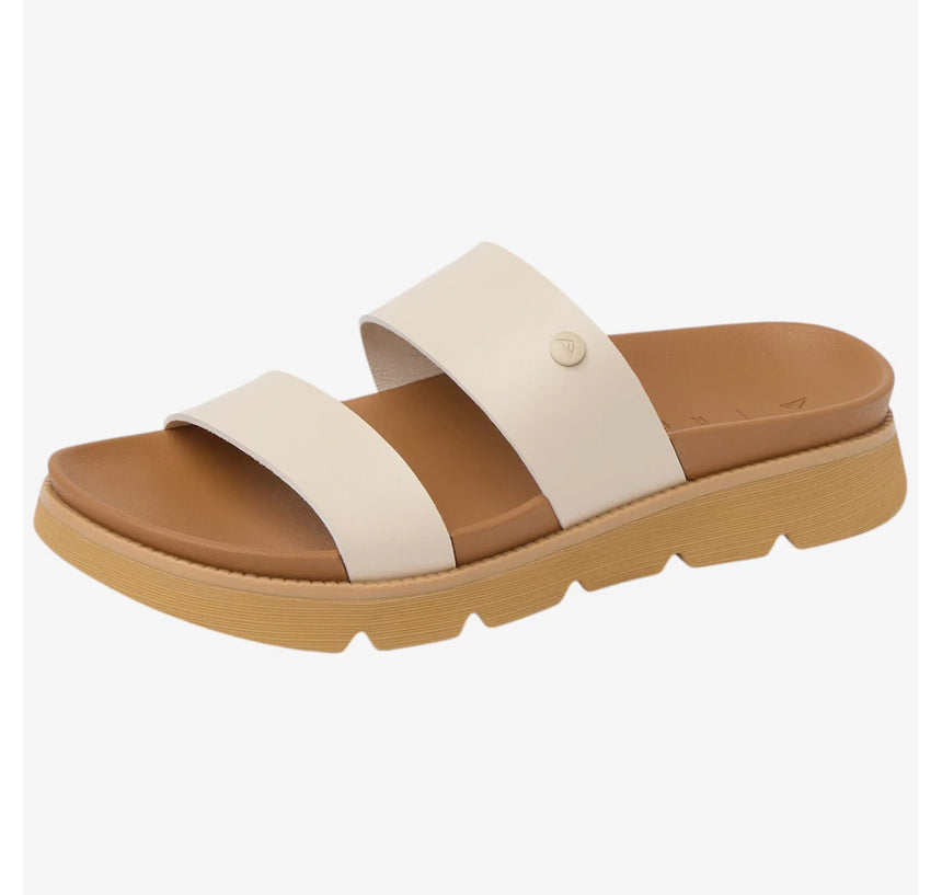Reef Reef Women Vista Luxe Thea Sandal - Parchment Parchment 7 Womens Slip on Sandals 5 to 11