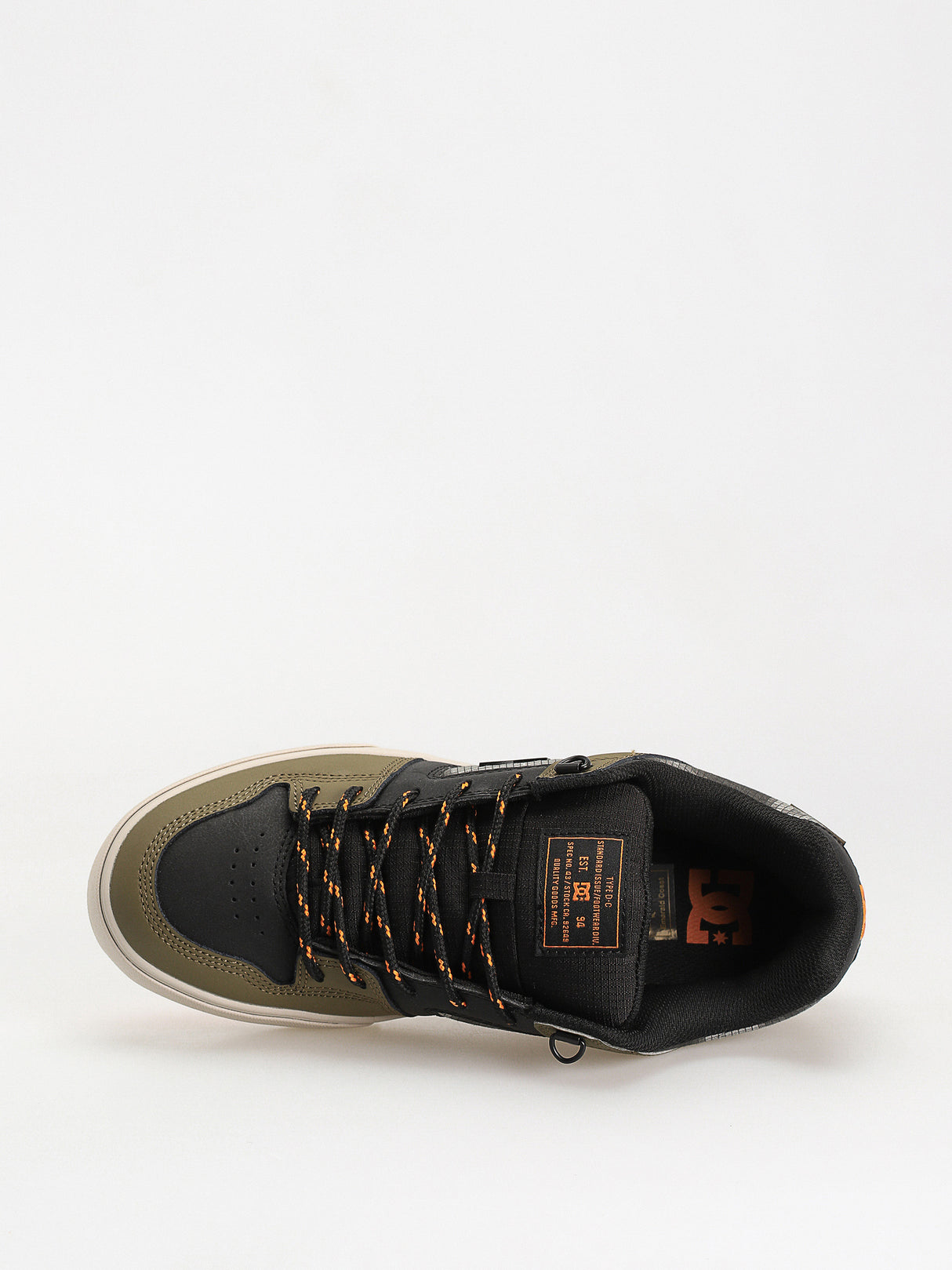 DC Pure Wintered Shoes - Black/Olive Night
