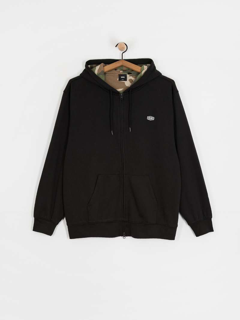 Vans Vans Men's Dover Thermal Lined Full Zip Black M Womens Zip Up Hoodies