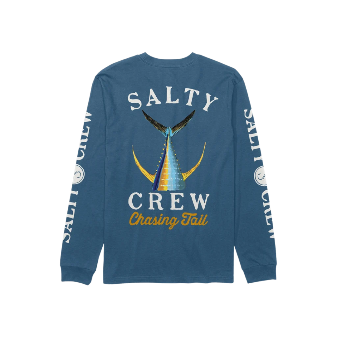Salty Crew Salty Crew Men's Tailed LS Tee - Cast Blue Cast Blue S Mens Long Sleeve T-Shirts