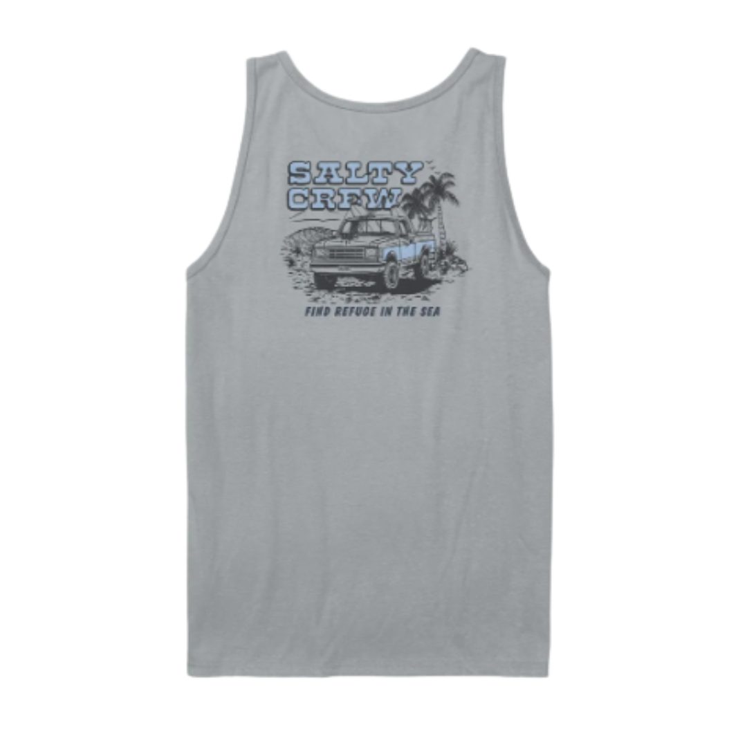 Salty Crew Salty Crew Men's Truck Stop Tank - Quarry Quarry S Mens Sleeveless Shirts