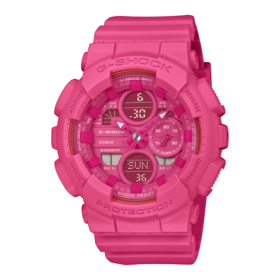 G Shock G Shock GMA-S145PK-4A Watch Mens Analog Metal Band