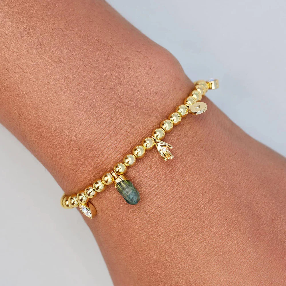 Pura Vida Mystics Mixed Charms Stretch Bracelet