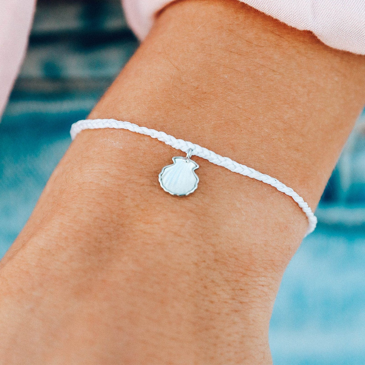 Pura Vida Round Moonstone Bracelet RG