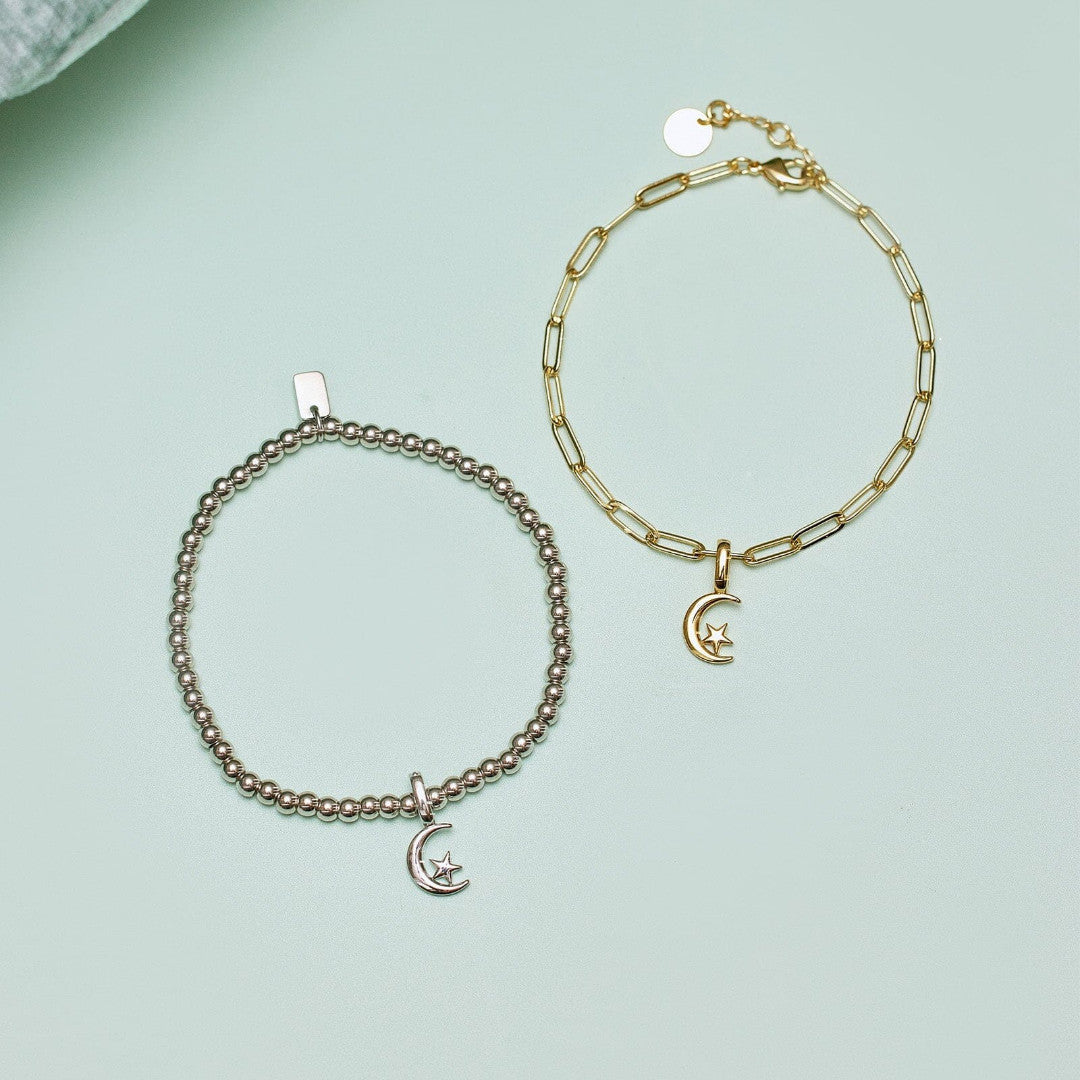 Pura Vida Harper Star And Moon Charm