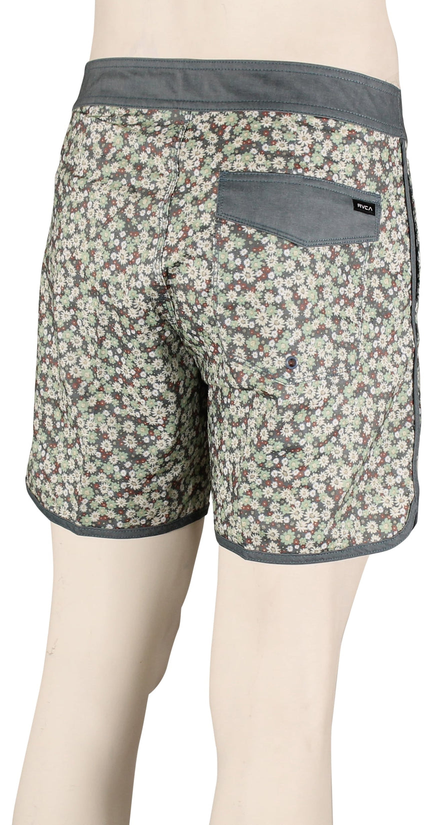 RVCA RVCA Freeport Board Shorts 16" Blue Fusion 28 Mens Elastic Swim Trunks