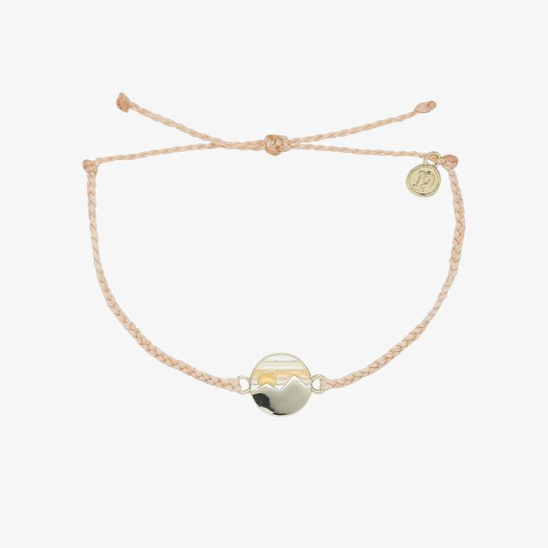 Pura Vida Twin Peaks Gold Bracelet