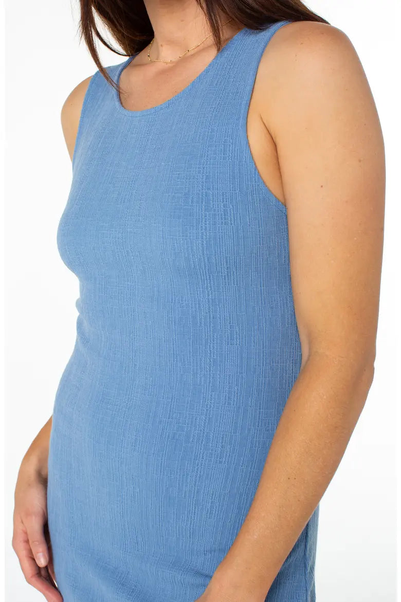 Roxy Roxy Women's City Lights Midi Dress Riviera Solid S Womens Long Sleeve Shirts