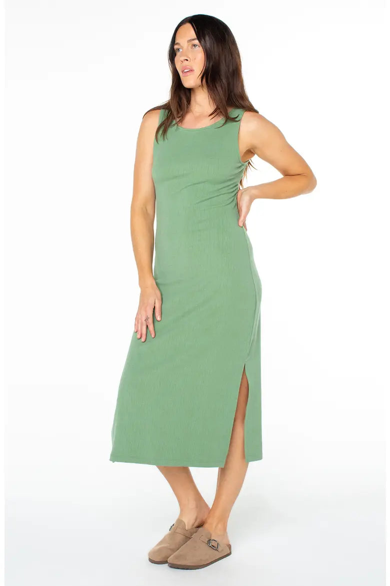 Roxy Roxy Women's City Lights Midi Dress Riviera Solid S Womens Long Sleeve Shirts