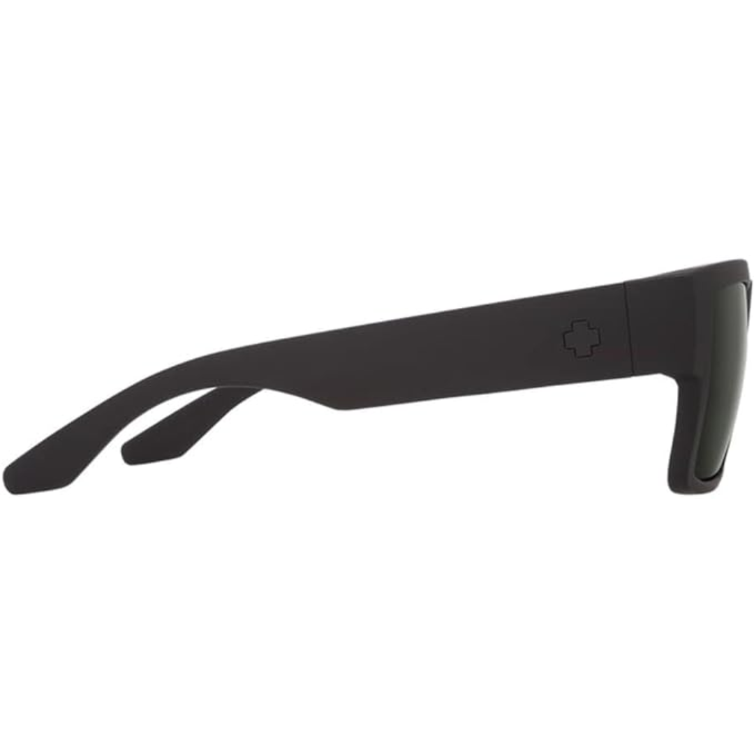 Spy Cyrus Sunglasses - Soft Matte Black - HD Plus Gray Green Polar