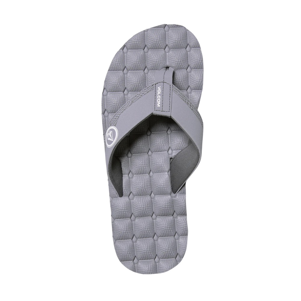 Volcom Men's Recliner Sandals - Light Grey