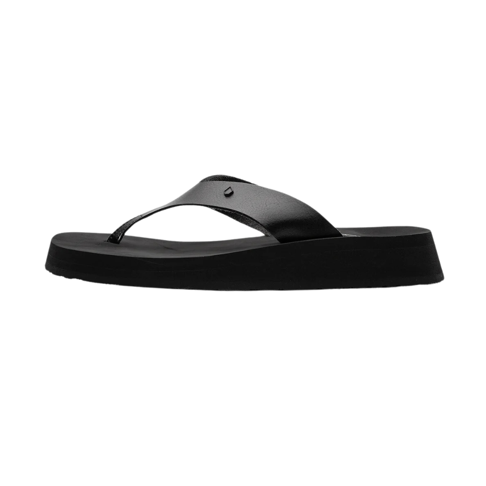 Sandales à plateforme Volcom Not Ur Moms pour femme - Noir
