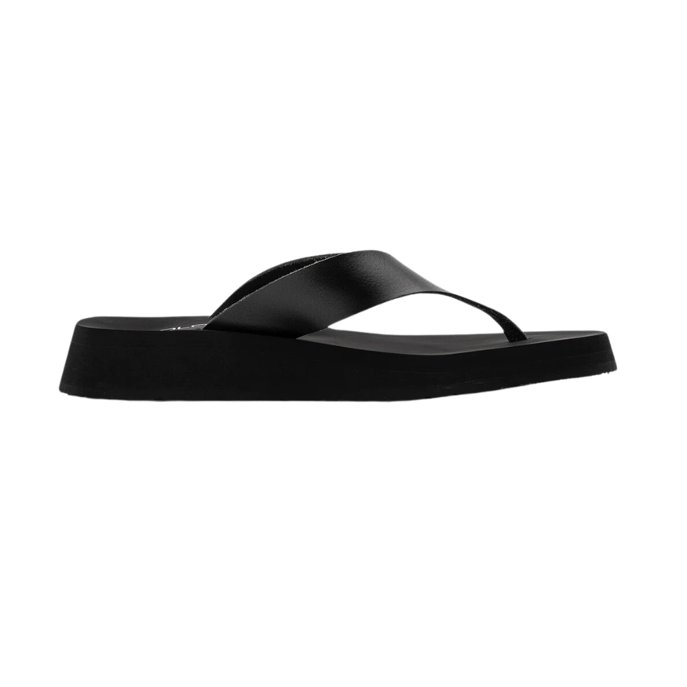 Sandales à plateforme Volcom Not Ur Moms pour femme - Noir