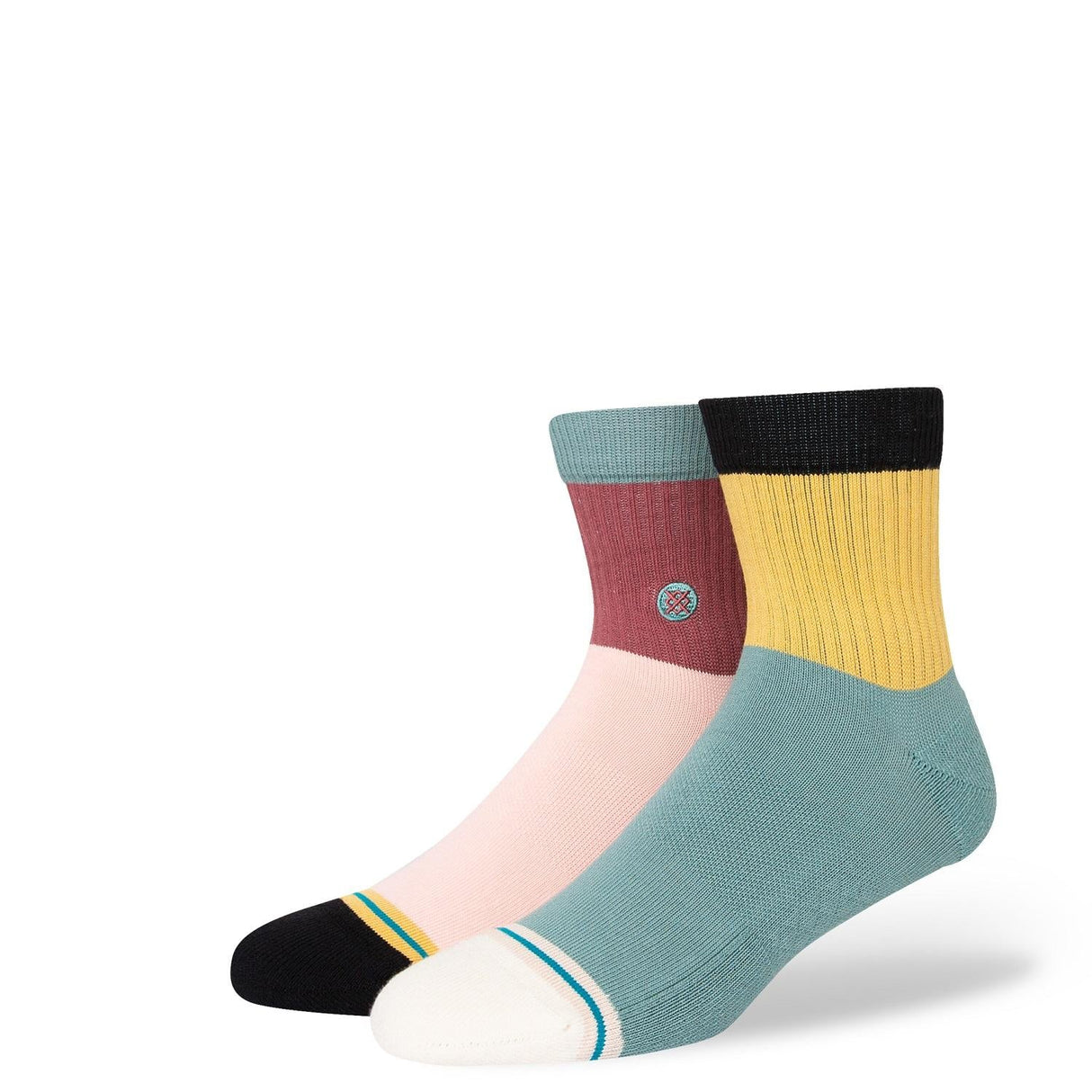 Stance Blocked Qtr Socks — representative product image (best-match second pass)