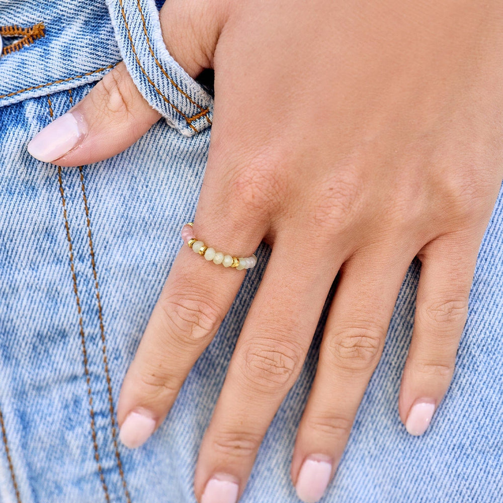 Pura Vida Ombre Rainbow Bead Stretch Ring — representative product image (best-match second pass)