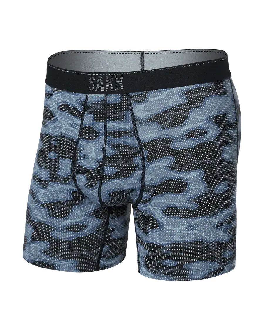 SAXX Men's Quest Boxer Brief Fly - Waterdrop Camo/Black — representative product image (best-match second pass)