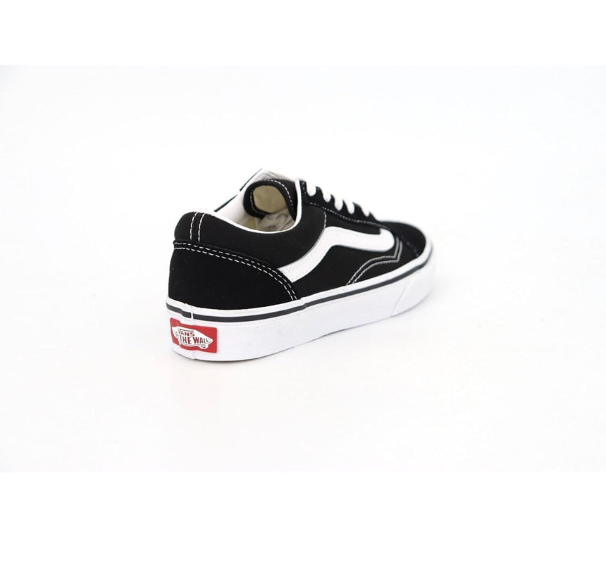 Vans Kids Old Skool Skateboard Shoes - Black/True White