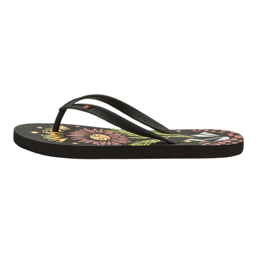 Sandales à bascule Volcom pour femme - Noir vintage