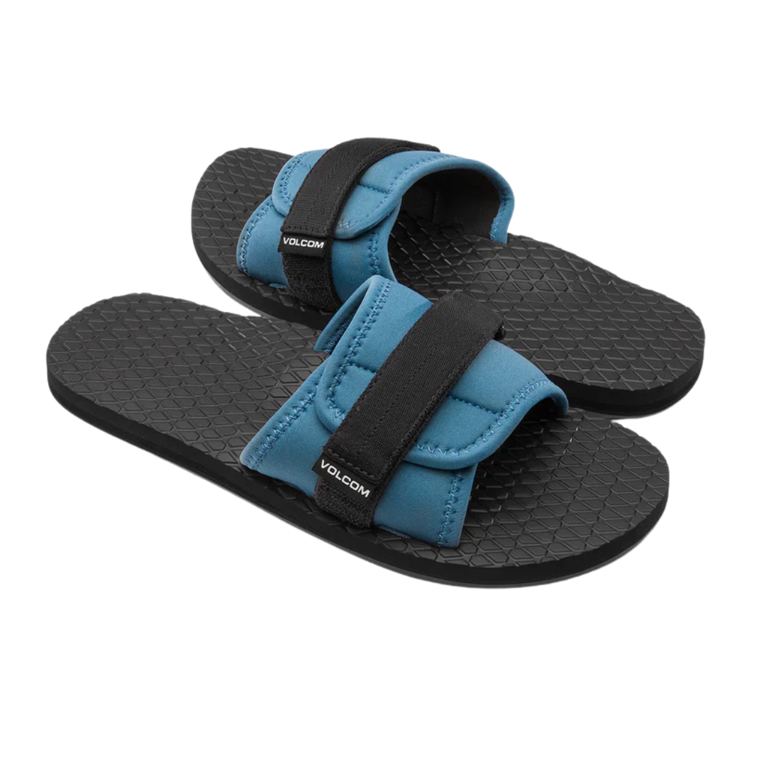 Sandalias reclinables ecológicas Volcom para hombre - Azul marino