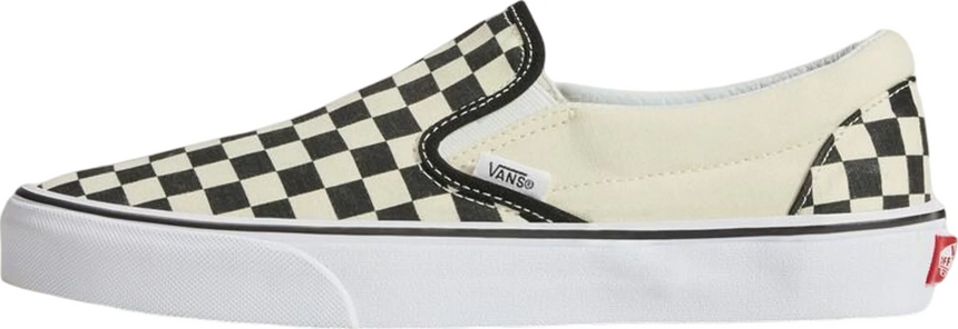 Vans Unisex Classic Slip On - Checkerboard White/Back