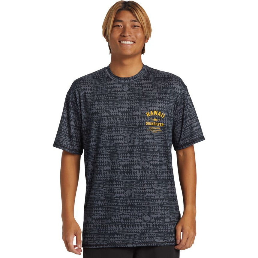 Quiksilver Quiksilver Men's Hi Multiply Surf Tee SS - Quarry Quarry S Mens Rashguards Swim Shirts