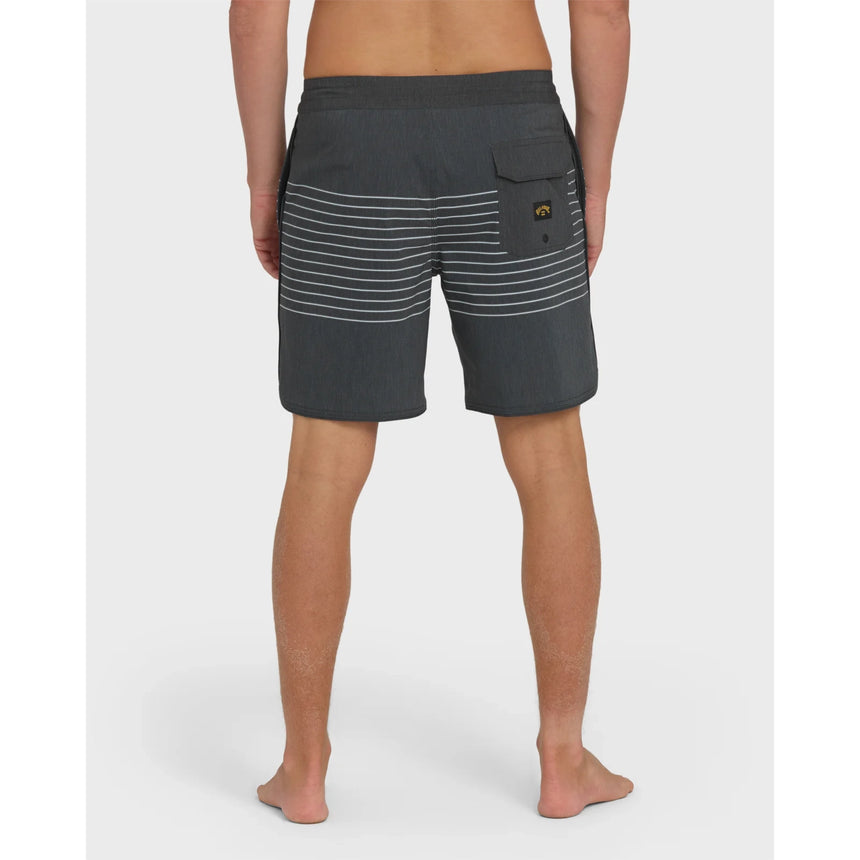 Billabong Billabong Men's 73 Lo Tide 18" Boardshorts - Black Black 28 Mens Board Shorts