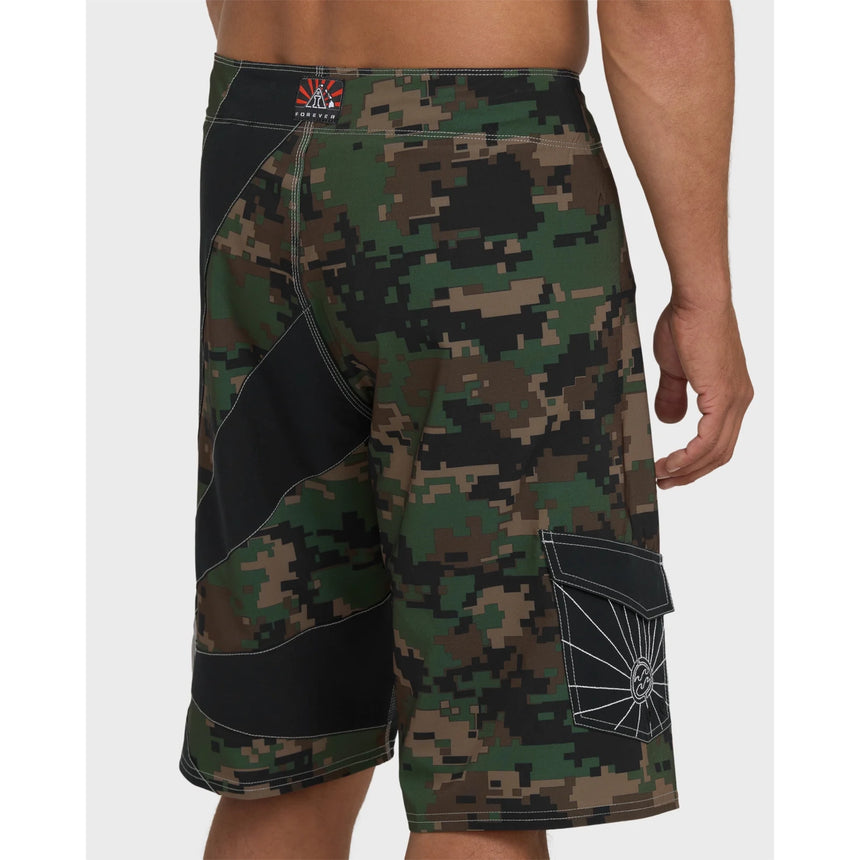 Billabong Billabong Men's A.I. Rising Sun Pro 22" Boardshorts - Dark Olive Dark Olive 28 Mens Board Shorts