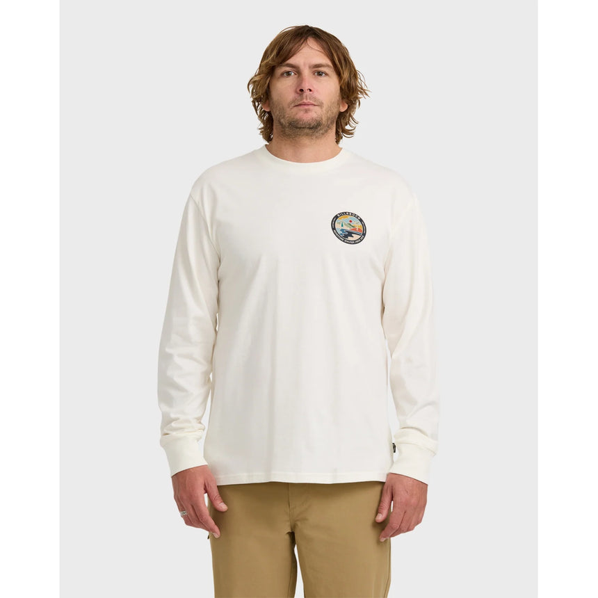 Billabong Billabong Men's A/Div Rockies Long Sleeve T-Shirt - Off White Off White S Mens Long Sleeve T-Shirts