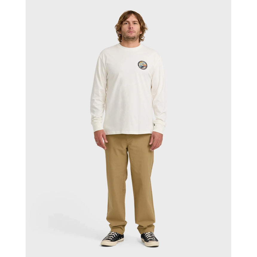 Billabong Billabong Men's A/Div Rockies Long Sleeve T-Shirt - Off White Off White S Mens Long Sleeve T-Shirts