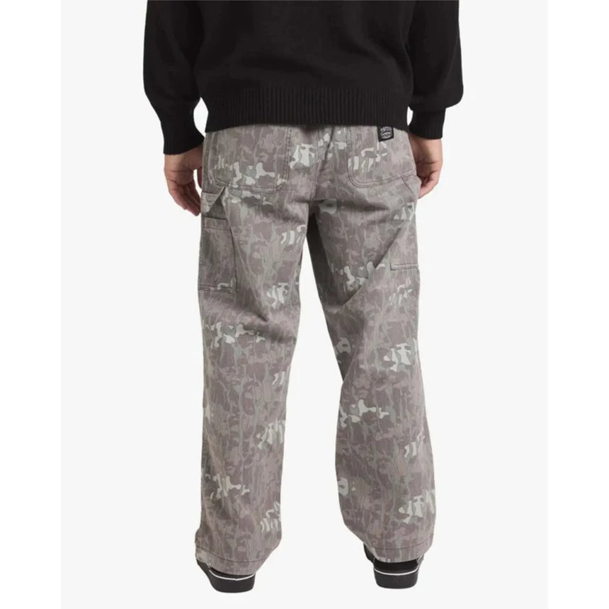 Billabong Billabong Men's Bad Dog Elastic Pants - Green Camo Green Camo S Mens Casual Pants