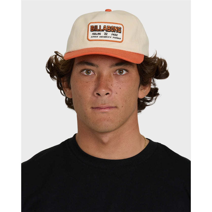 Billabong Billabong Men's Breakdown Snapback Hat - Potters Clay Potters Clay O/S Mens Hats Curved Brim
