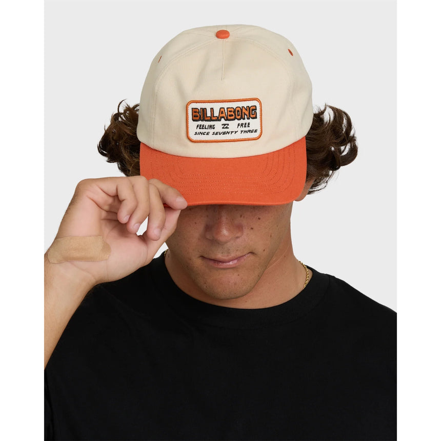 Billabong Billabong Men's Breakdown Snapback Hat - Potters Clay Potters Clay O/S Mens Hats Curved Brim