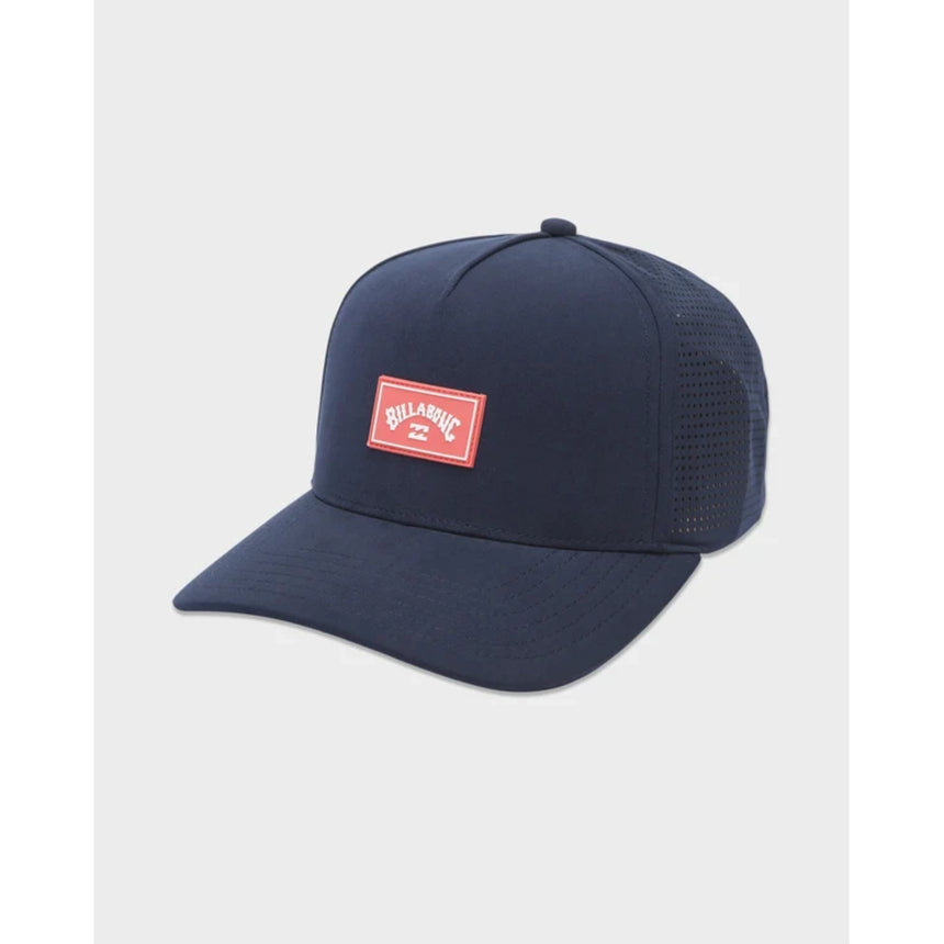 Billabong Billabong Men's Crossfire Snapback - Aged Indigo Aged Indigo O/S Mens Hats Curved Brim
