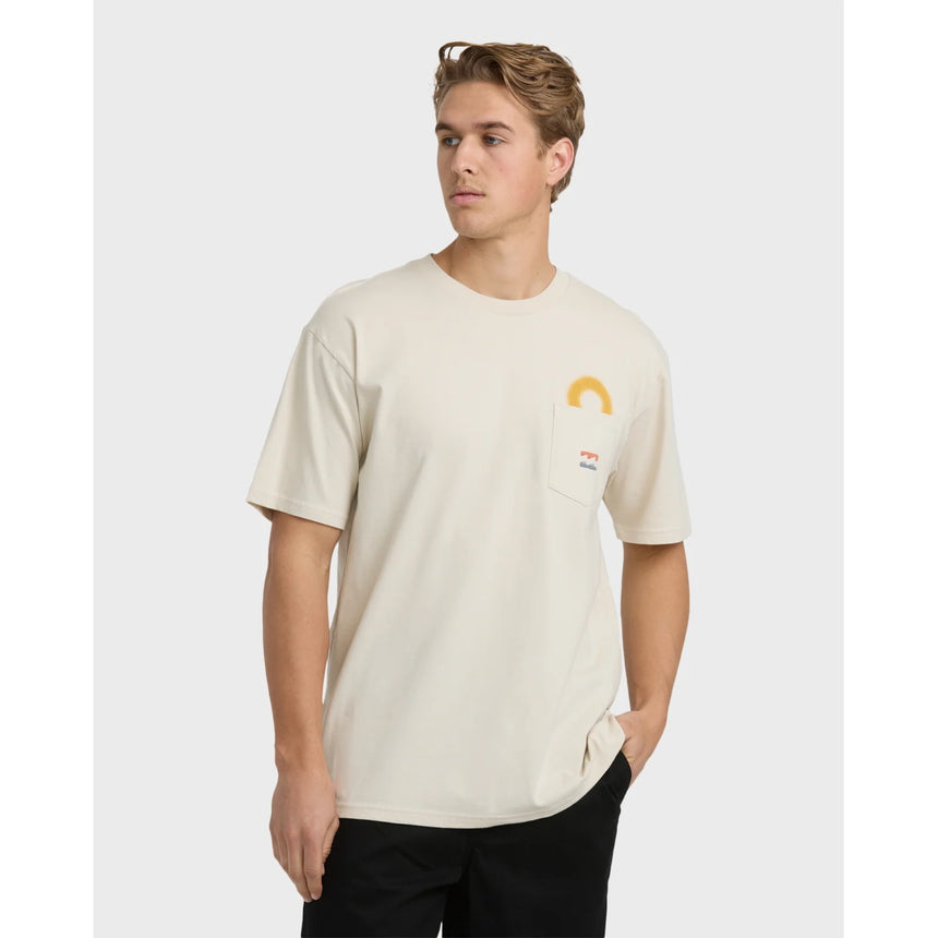 Billabong Billabong Men's Eclipse Regular Short Sleeve T-Shirt - Chino Chino S Mens T-Shirts