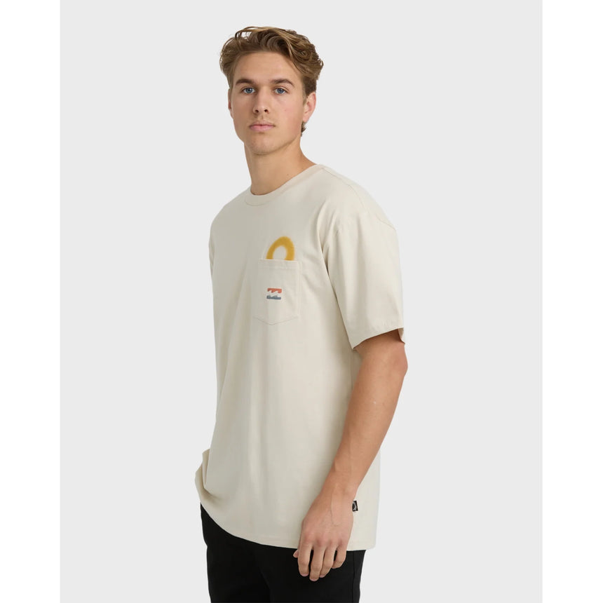 Billabong Billabong Men's Eclipse Regular Short Sleeve T-Shirt - Chino Chino S Mens T-Shirts