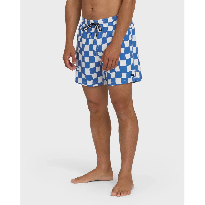 Billabong Billabong Men's Lineup Laybacks 16" Trunks- Deep Ocean Deep Ocean S Mens Elastic Swim Trunks