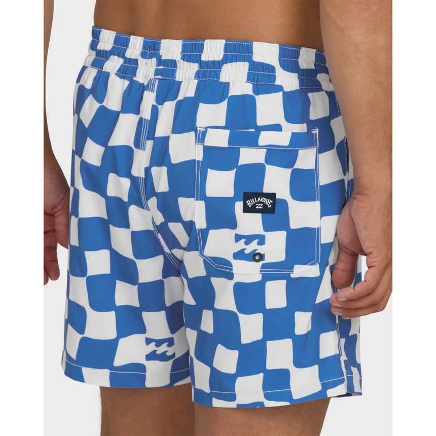 Billabong Billabong Men's Lineup Laybacks 16" Trunks- Deep Ocean Deep Ocean S Mens Elastic Swim Trunks