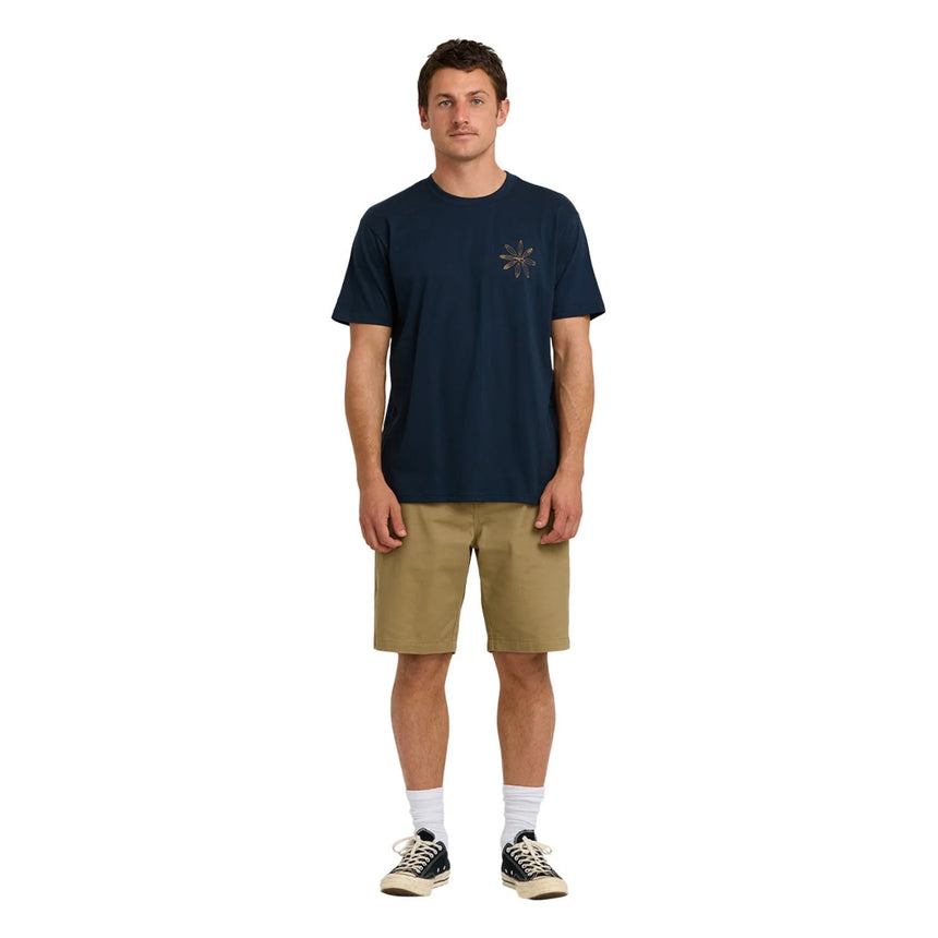 Billabong Billabong Men's Quiver Premium Short Sleeve Tee - Navy Navy M Mens T-Shirts