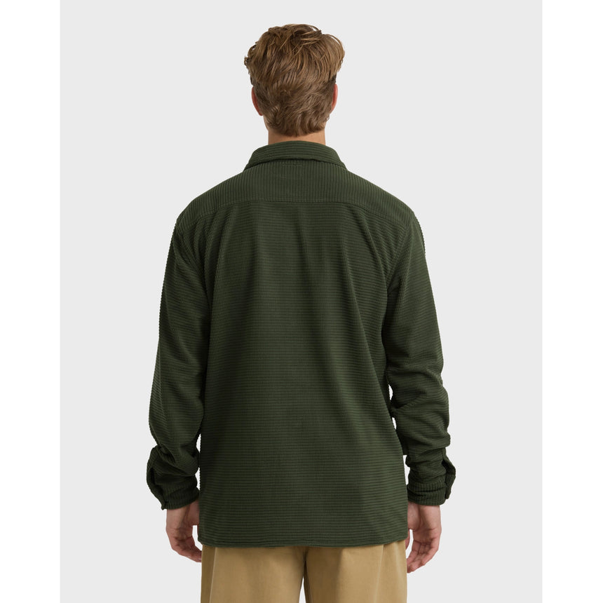 Billabong Billabong Men's Ridge Flannel Shirt - Fatigue Fatigue S Mens Flannel Long Sleeve Shirts