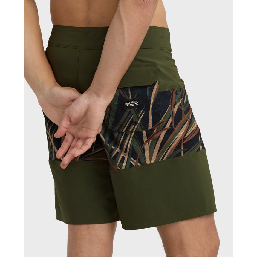 Billabong Billabong Men's Tribong Pro 19" Boardshorts - Dark Military Dark Military 30 Mens Board Shorts