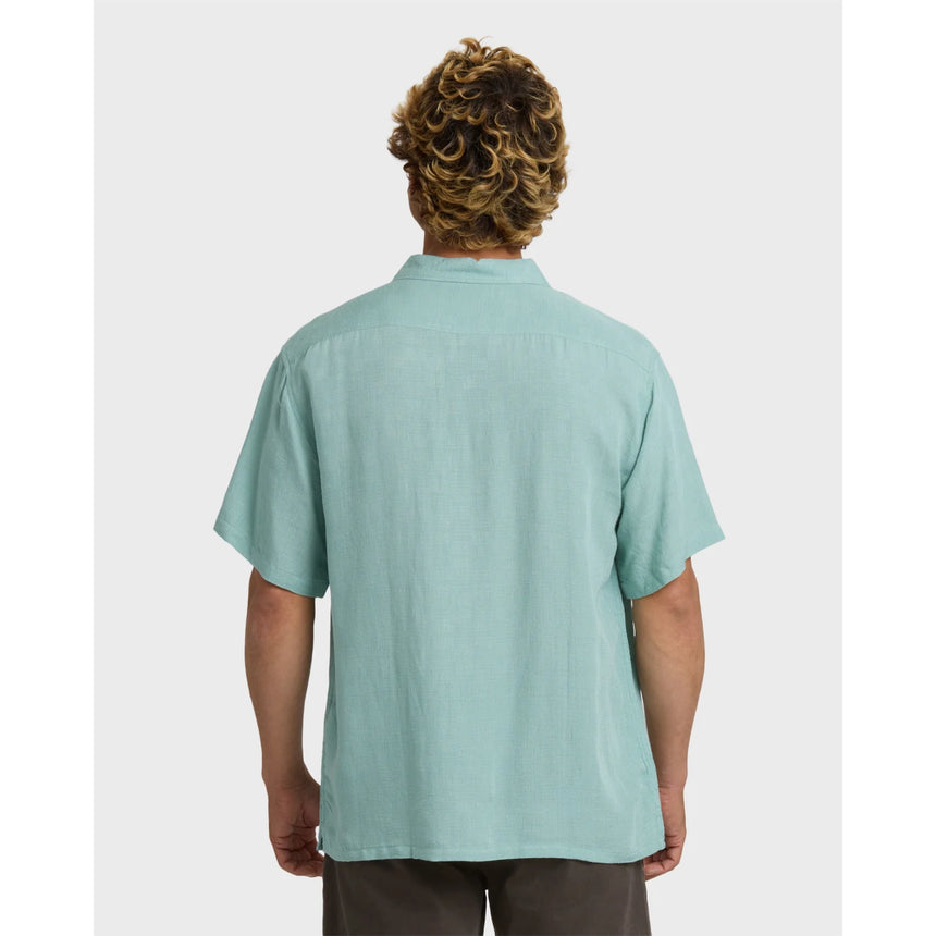 Billabong Billabong Men's Victoria Short Sleeve Shirt - Absinthe Absinthe M Mens Button Up Short Sleeve Shirts