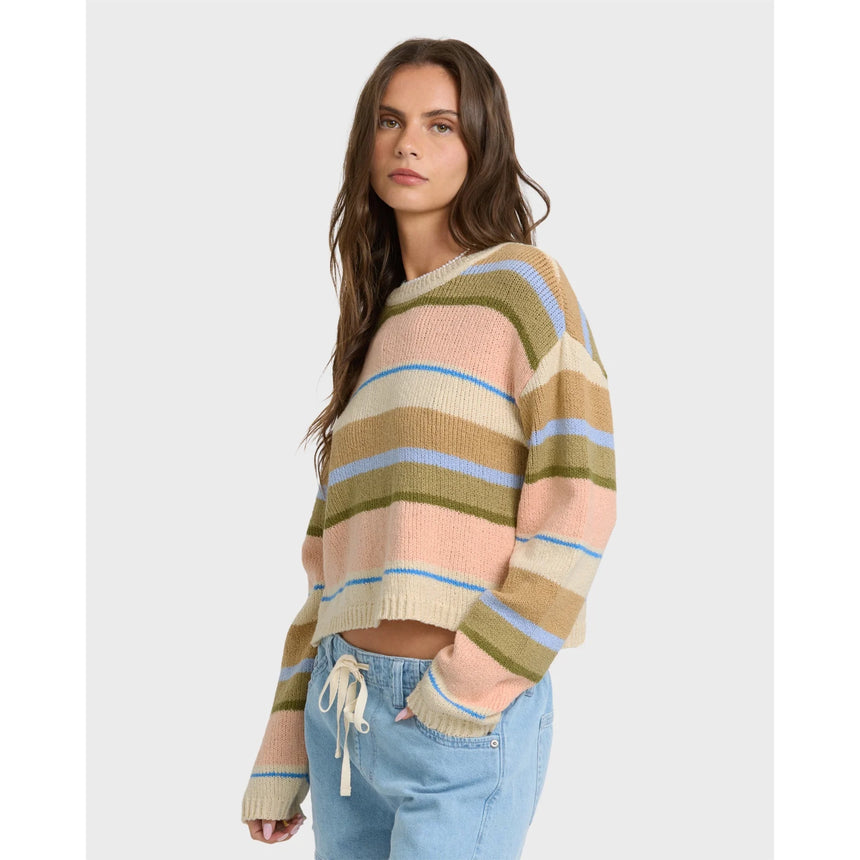 Billabong Billabong Women's Bright Sol Sweater - Light Peach Light Peach XS Womens Pull Over Hoodies