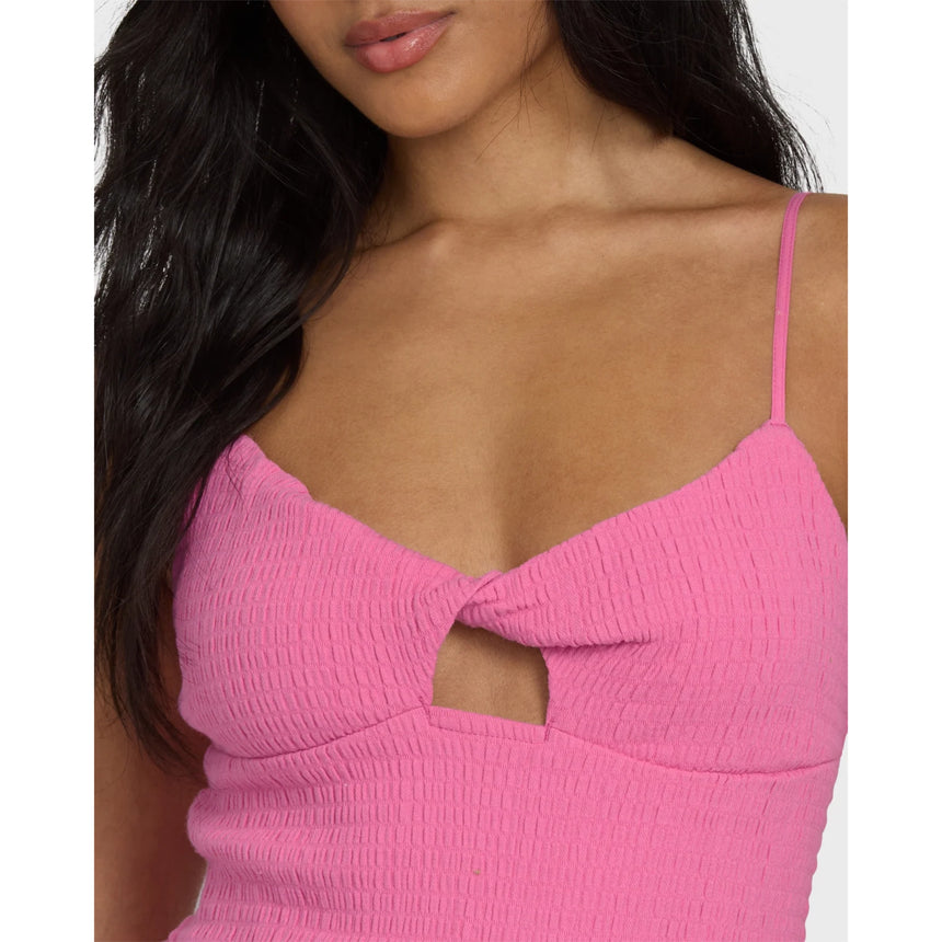 Billabong Billabong Women's Crystal Clear Mini Dress - Guava Guava S Womens Short Dresses